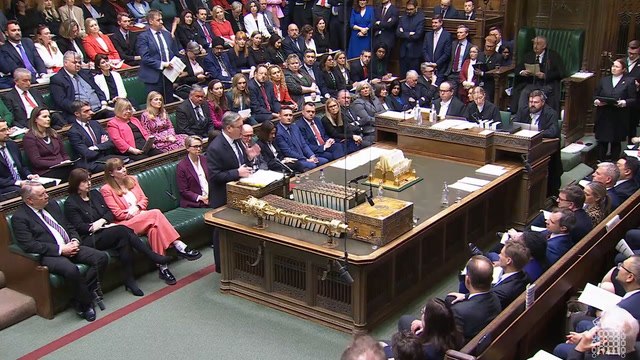 PMQs: Kemi Badenoch accuses Keir Starmer of having 'no balls' after trans women U-turn