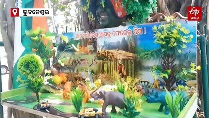 ପ୍ରକୃତି ପ୍ରେମରେ କିନ୍ନର ଚିନ୍ମୟୀ, ଗଛ ବେଶରେ ସଜେଇ ହୋଇ ବାଣ୍ଟୁଛନ୍ତି ପରିବେଶ ସୁରକ୍ଷା ବାର୍ତ୍ତା
