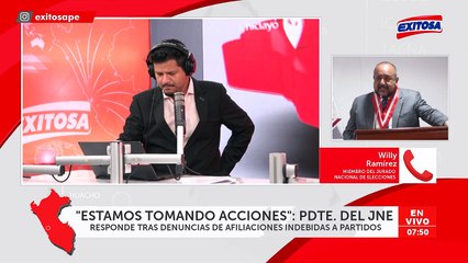 Afiliación indebida a partidos políticos: Miembro del JNE responsabiliza a Reniec por validación de firmas
