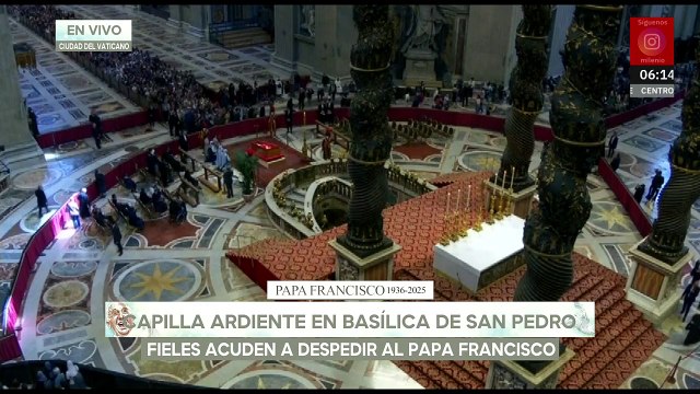 Millones de fieles acuden a despedir al Papa Francisco a la Capilla Ardiente en el Vaticano