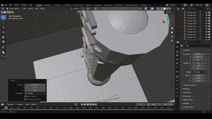 Geomag cube made in Blender 3D