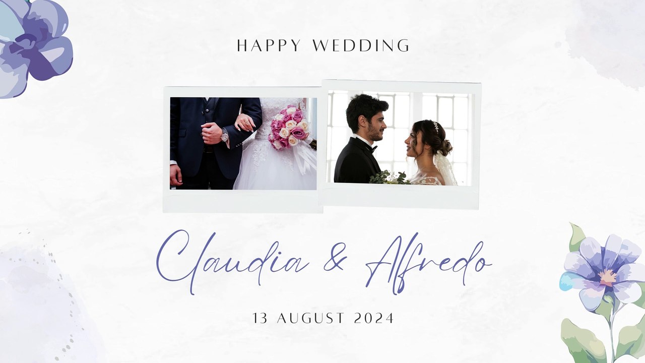 Blue and White Watercolor