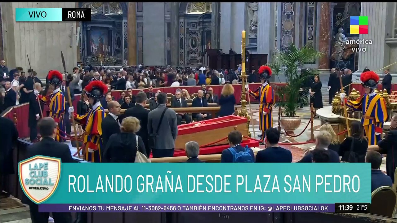 ⚫️ ROLANDO GRAÑA DESDE ROMA: EL ÚLTIMO ADIÓS AL PAPA FRANCISCO