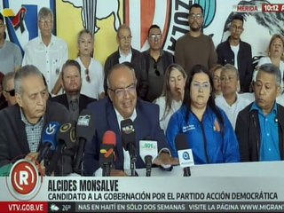 Mérida | Candidato Alcides Monsalve reconoce al CNE como garante de la democracia en Venezuela