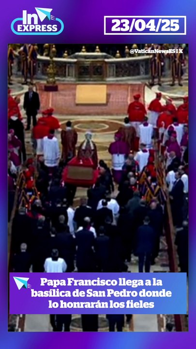 Papa Francisco llega a la basílica de San Pedro I Reporte Indigo