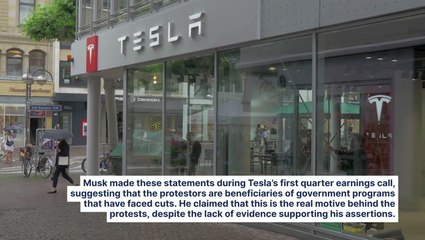 Elon Musk Hits Out At Tesla Protesters, Says They Profited From Government 'Waste And Fraud' He Cut Using DOGE: 'They're The Recipients Of Wasteful Largesse​'