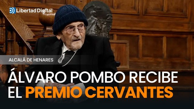 Álvaro Pombo recibe el Premio Cervantes con un emotivo discurso leído por su amigo