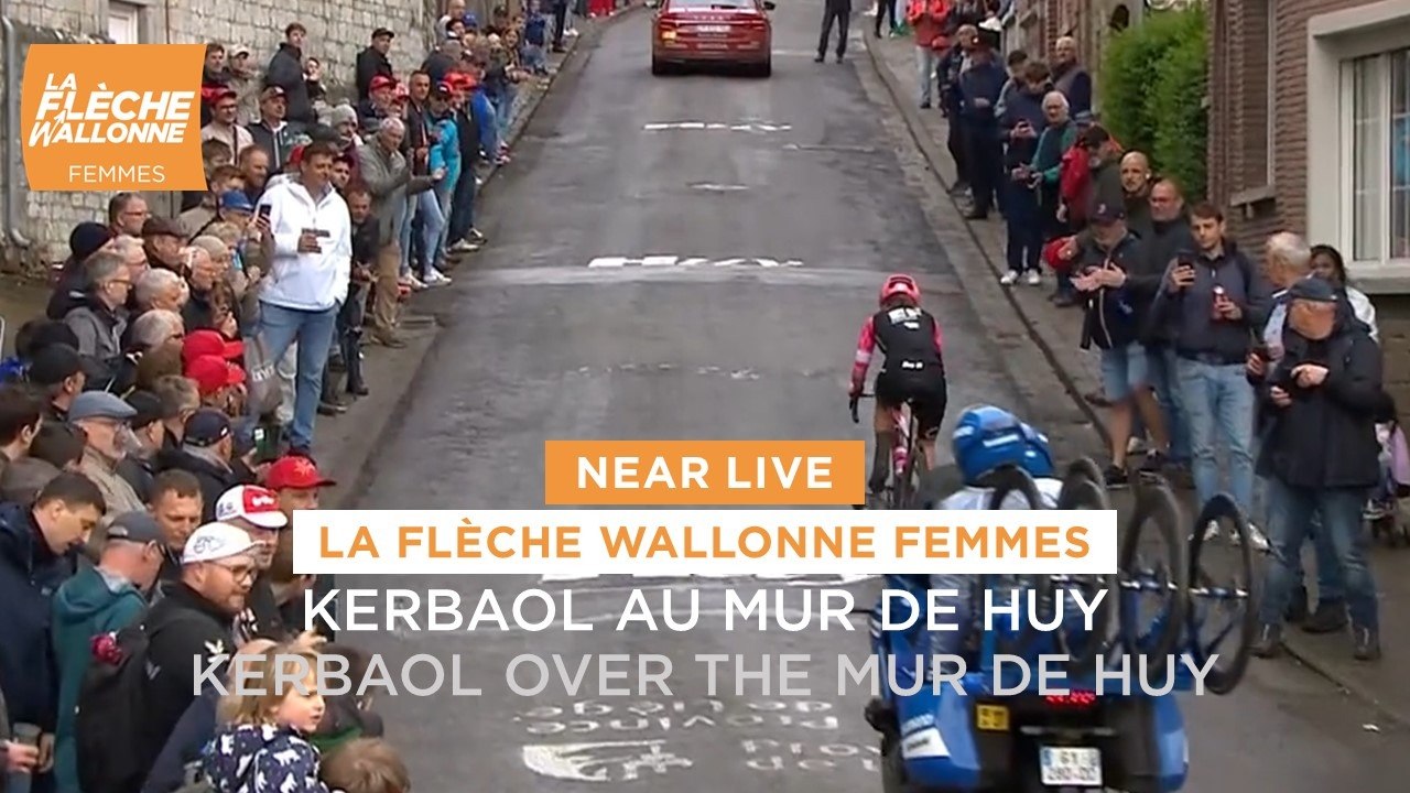 La Flèche Wallonne Femmes 2025 - Cédrine Kerbaol is the first to reach the Mur de Huy