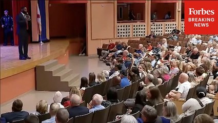 Byron Donalds Faces Hecklers As He Answers Question About Rogue Judges Act At Town Hall Event