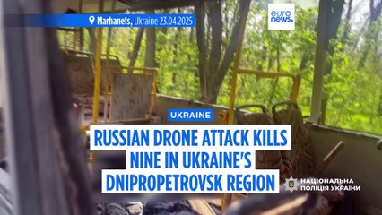 Russian drone attacks kill nine in Ukraine's Dnipropetrovsk region