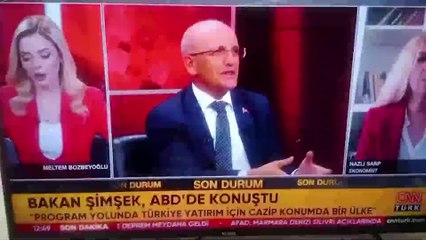 La reacción de una conductora de TV durante un terremoto 6,2 en Turquía