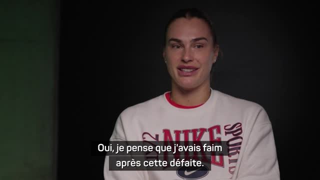 Madrid - Sabalenka : J'avais faim après cette défaite à Indian Wells