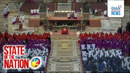 Mga labi ni Pope Francis, inilipat sa St. Peter's Basilica mula Casa Santa Marta; public viewing, nagsimula na | SONA