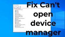 How do I Fix Device Manager blocked by administrator on Windows 10