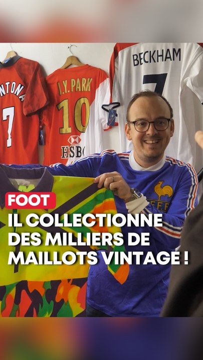 Il possède l’une des plus grandes collections de maillots de foot !
