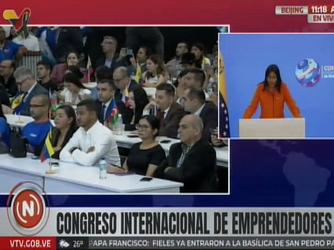 Vpdta. Rodríguez: Este congreso impulsará la interconexión entre emprendedores de diferentes países