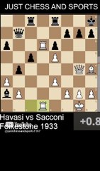 Havasi vs Sacconi, Queen checkmate
