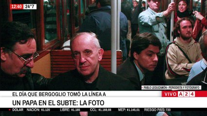 📸 UN PAPA EN EL SUBTE: EL RETRATO DE PABLO LEGUIZAMÓN QUE DIÓ VUELTA AL MUNDO