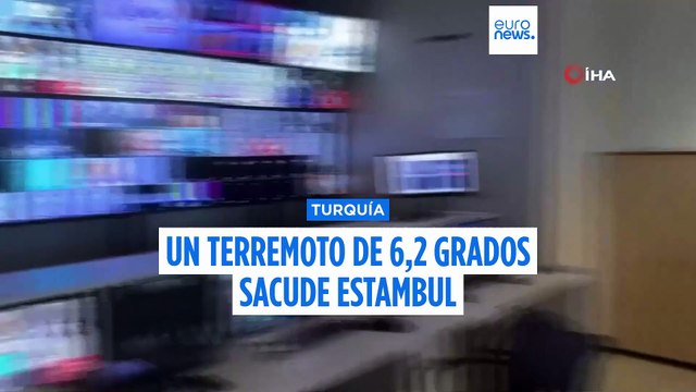 Un terremoto de 6,2 grados sacude Estambul y deja más de 150 heridos que saltaron de edificios