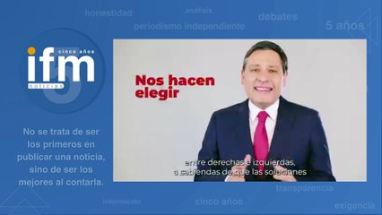 Mauricio Lizcano se lanza como candidato a la presidencia 2026