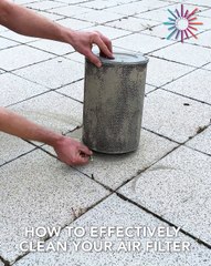 Best way to clean your air filter! 😅💯