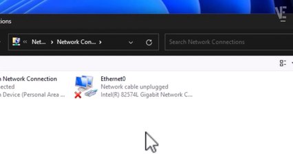How do I fix network cable unplugged error