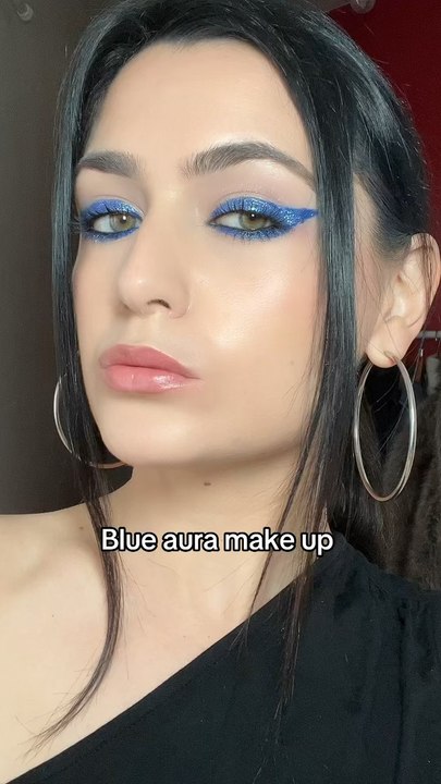 Blue aura make up ✨