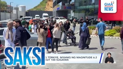 Ilang bahagi ng Türkiye, niyanig ng magnitude 6.2 na lindol; mahigit 100 sugatan | Saksi