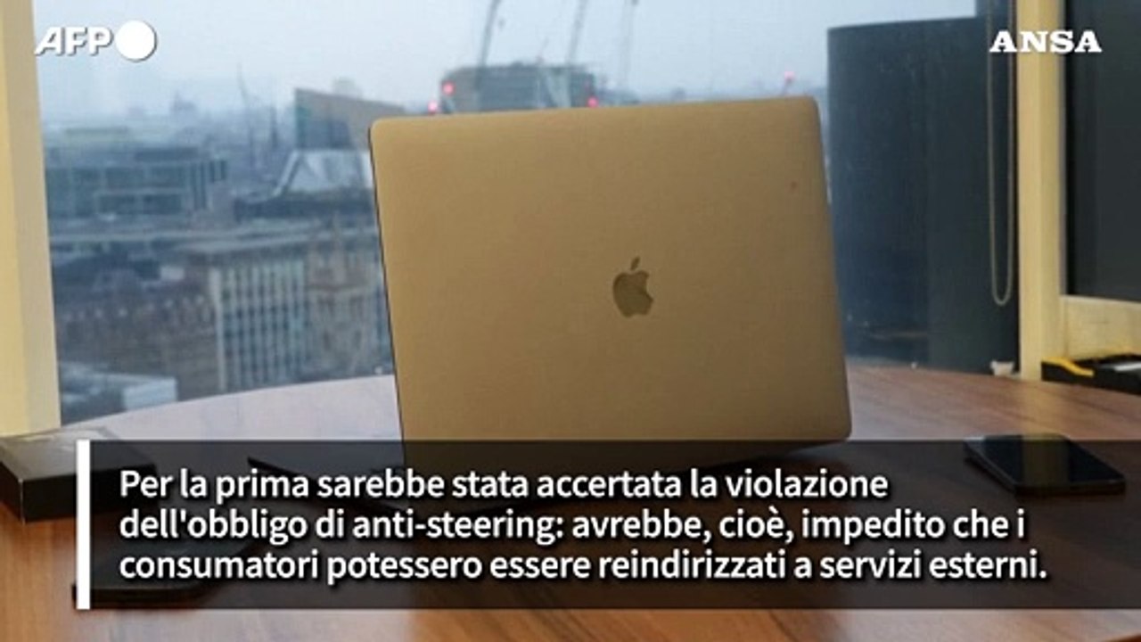Apple e Meta multate dall'Ue per violazione di norme dei mercati digitali