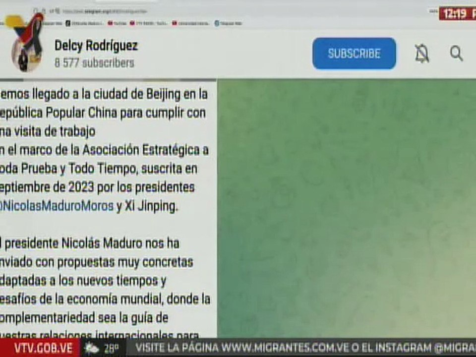 Venezuela y China debaten propuestas adaptadas a los nuevos tiempos y desafíos de la economía mundial