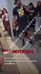 Vecinos reportaron que un sujeto hizo detonaciones al aire frente a una funeraria durante un velorio, generando pánico entre los asistentes. Autoridades ya investigan el caso.