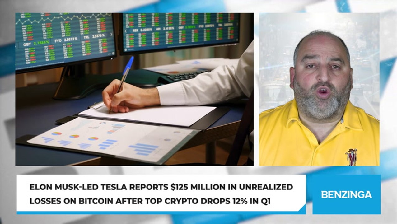 Elon Musk-Led Tesla Reports $125 Million In Unrealized Losses On Bitcoin After Top Crypto Drops 12% In Q1