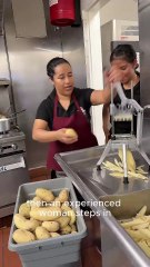 Newbie vs Pro Using Potato Slicer – Huge Difference🥔 #shorts