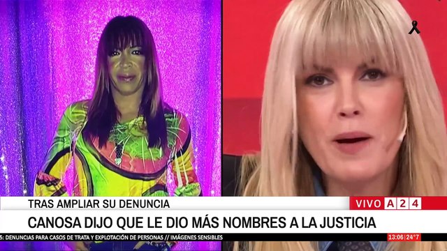 ⚠️ DENUNCIA DE VIVIANA CANOSA: CANOSA DIJO QUE LE DIO MÁS NOMBRES A LA JUSTICIA