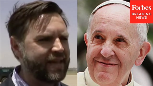 Reporter Asks JD Vance: Would You Like To See The Next Pope Follow In The Same Direction As Pope Francis?