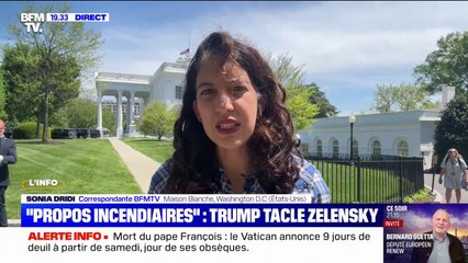 "Propos incendiaires": Donald Trump tacle Zelensky après les mots du président ukrainien sur la péninsule de Crimée