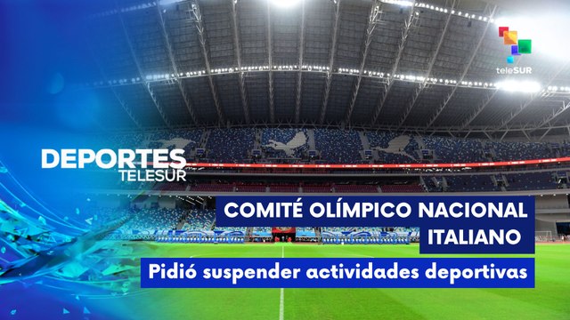 CONI pidió suspender actividades deportivas
