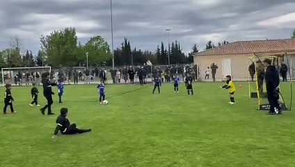 U6 : PENALTY D'A.FERHAOUI ( IL TIRE MIEUX QUE SON PERE MDR !!! ) .