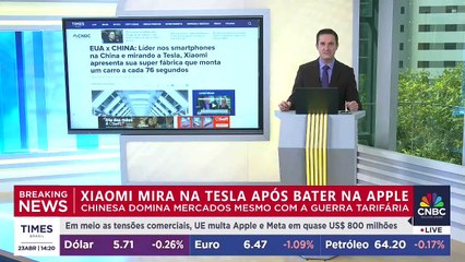 Xiaomi acelera e desafia Tesla com fábrica que monta 1 carro a cada 76 segundos