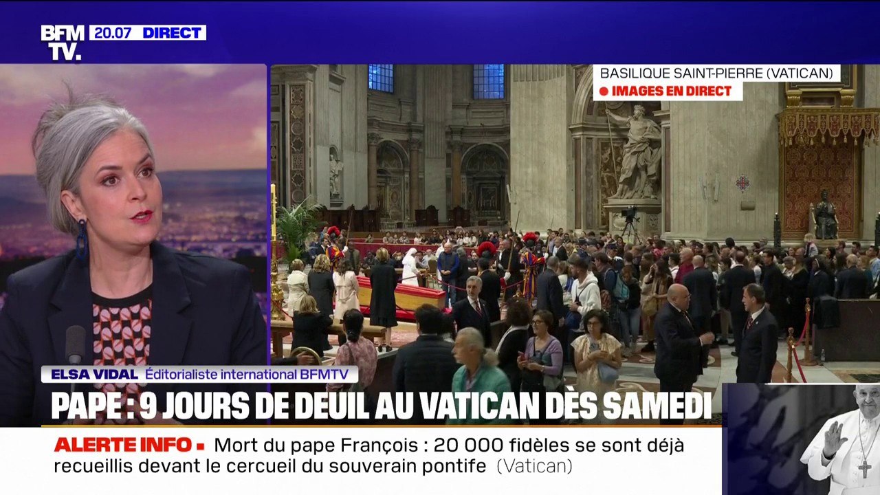 Le Vatican annonce 9 jours de deuil à partir de samedi, jour des obsèques du pape François