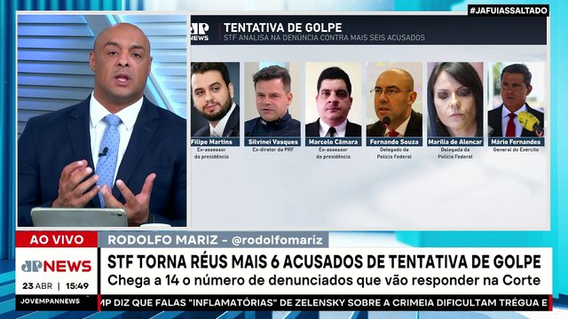 STF torna réus mais seis acusados de tentativa de golpe | LINHA DE FRENTE