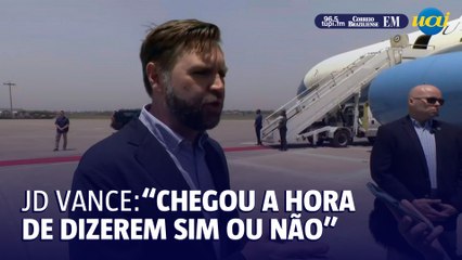 JD Vance diz que chegou a hora de um acordo entre Rússia e Ucrânia