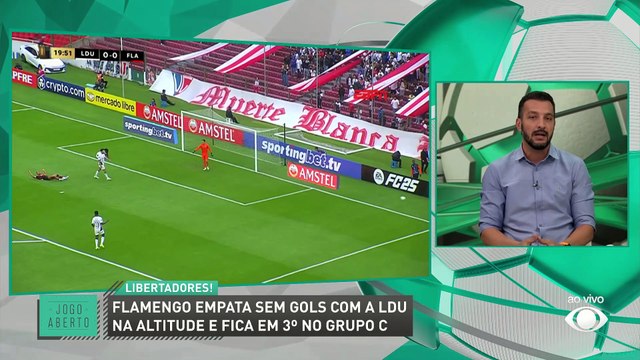 Edu Dracena diz que Flamengo precisa tomar cuidado na Libertadores após empate