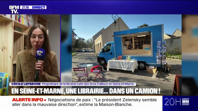 J'ai beaucoup d'habitués : Cécile Lefebvre est propriétaire d'un camion-librairie, elle nous raconte son histoire