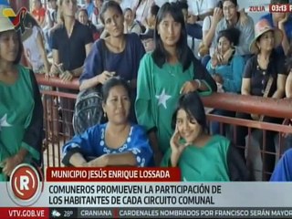 Zulia | Comuneros del mcpio. Jesús Enrique Lossada listos para la elección de proyectos el 27A