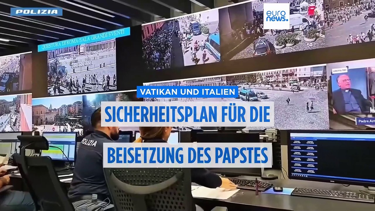 Hochsicherheitsplan für Begräbnis von Papst Franziskus