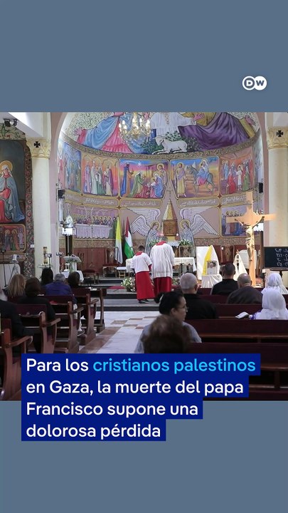 Los cristianos palestinos de Gaza lloran al papa Francisco