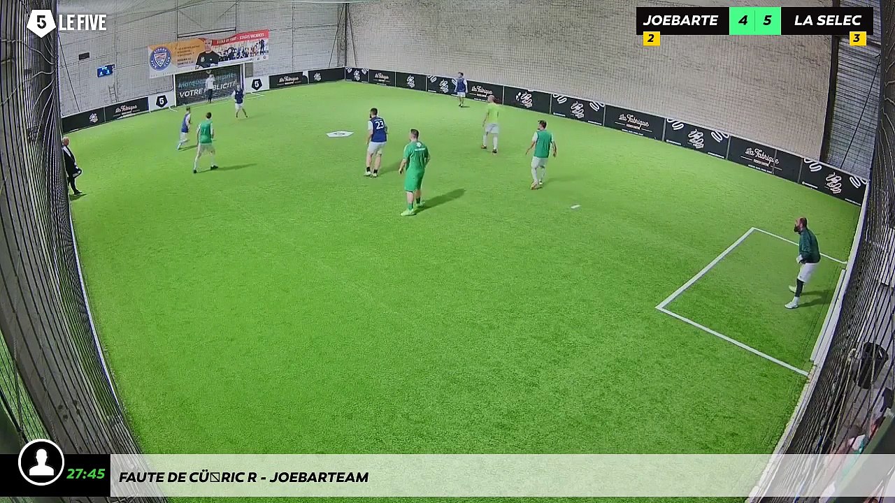 Faute de Cédric R - Joebarteam
