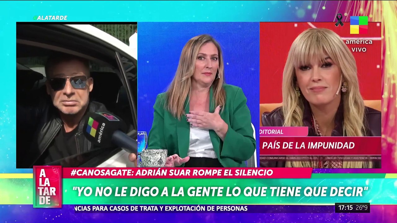 📢 ADRIÁN SUAR TRAS LA DENUNCIA DE VIVIANA CANOSA: "No le digo a nadie lo que tiene que decir"