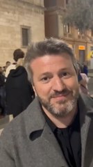 Aimar Bretos muestra las larguísimas colas para acceder a la Basílica y despedir al papa Francisco